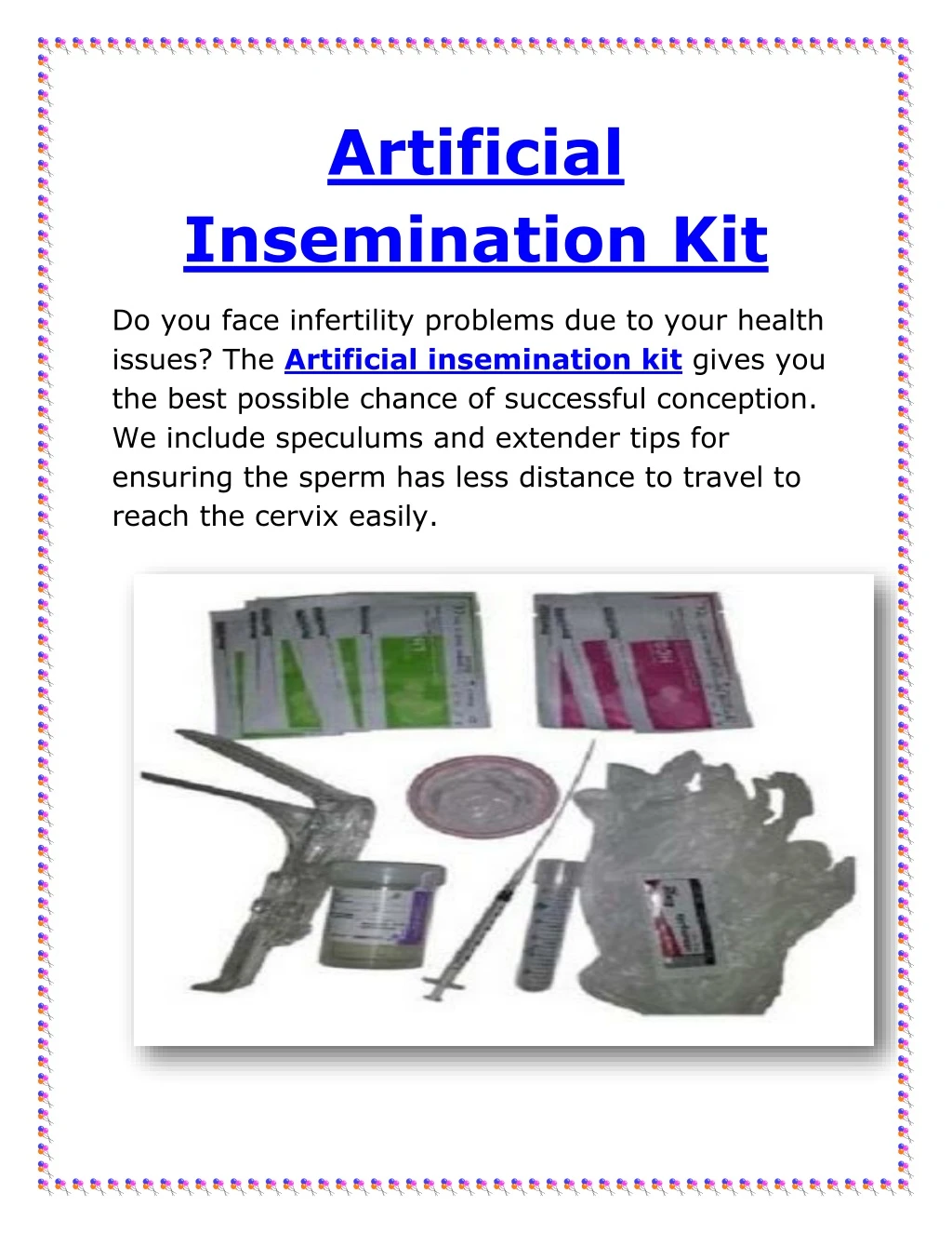artificial insemination kit