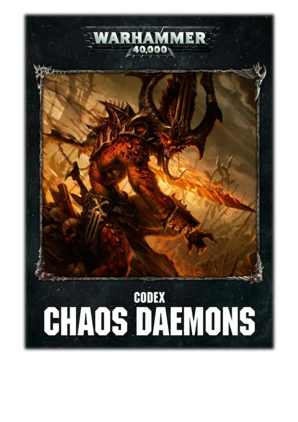 [PDF] Free Download Codex: Chaos Daemons Enhanced Edition By Games Workshop