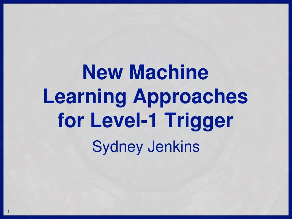 new machine learning approaches for level