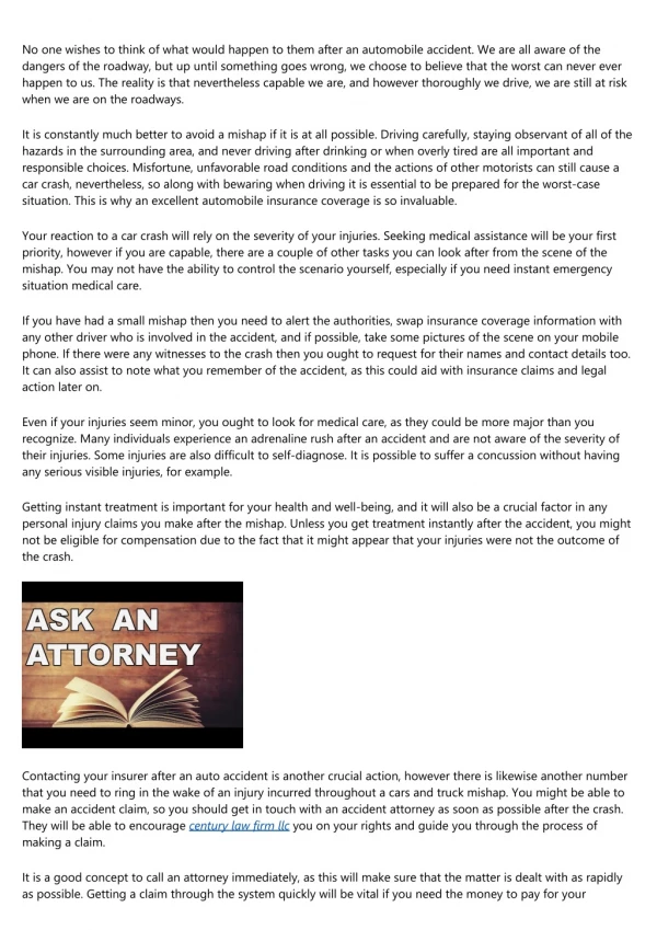 Auto Accident Lawyer - Where To Look For One