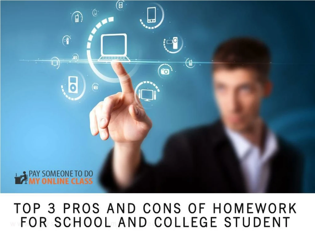 3 pros and cons of homework