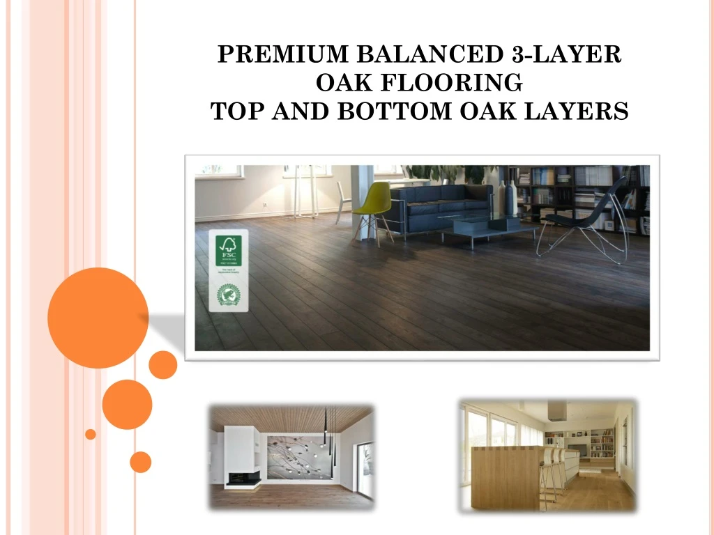 premium balanced 3 layer oak flooring