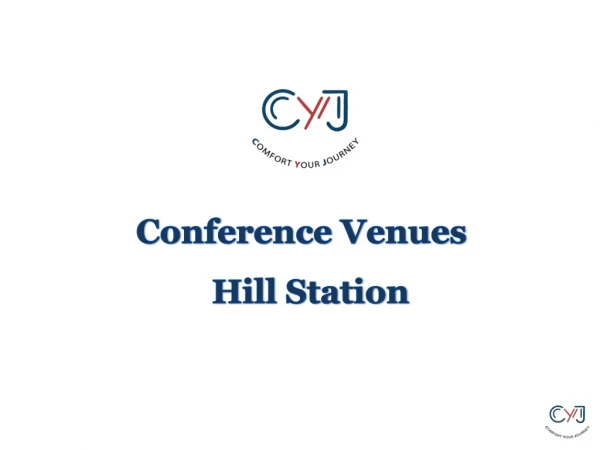 Conference venues Options in Hill Stations | Corporate Package in Hill Stations