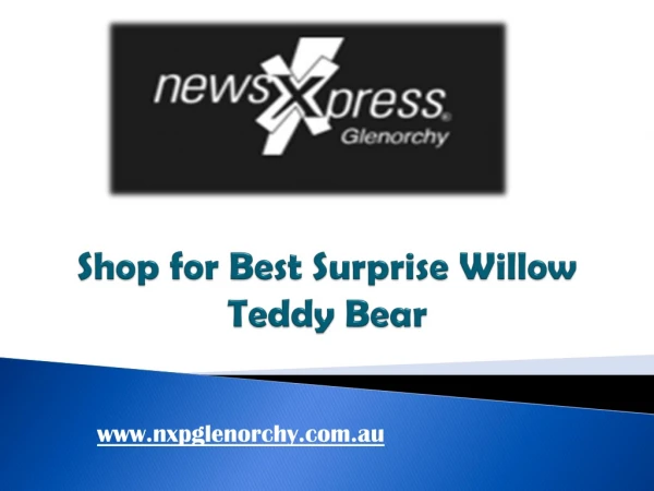 Shop for Best Surprise Willow Teddy Bear - www.nxpglenorchy.com.au