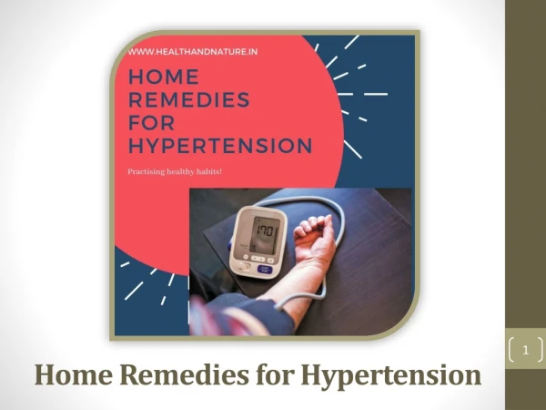 5 Tips on Home Remedies for Hypertension to Live Healthily