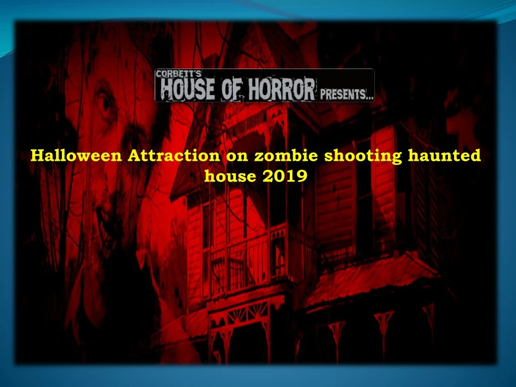 halloween attraction on zombie shooting haunted