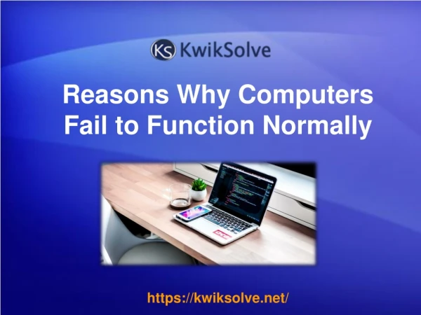Does your computer fail to function properly?