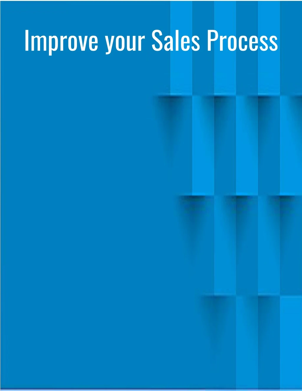 improve your sales process
