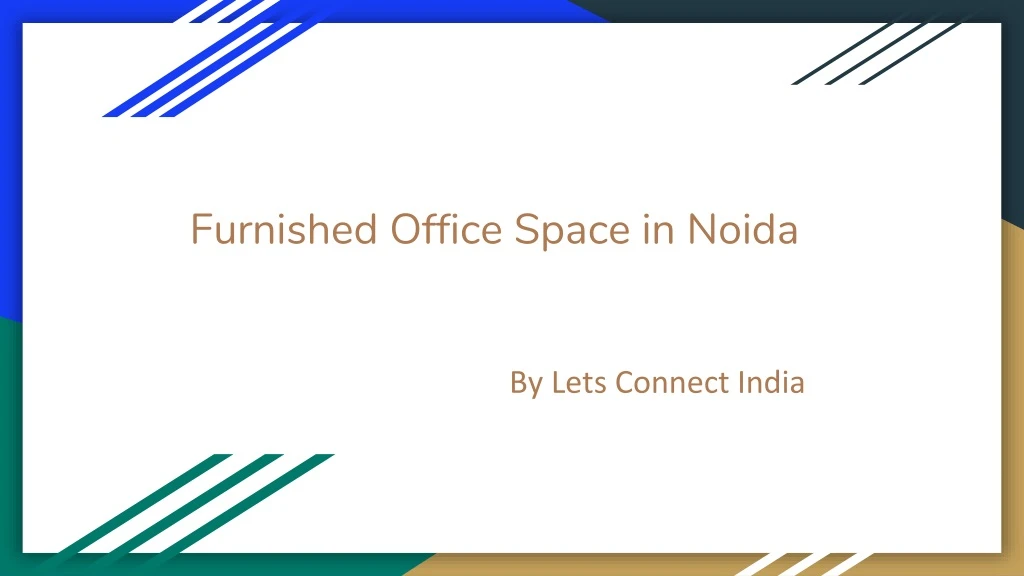 furnished office space in noida