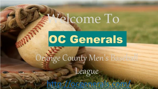 Orange County Mens Baseball League