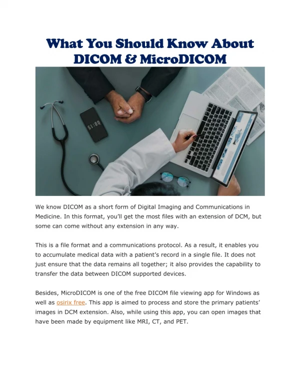 Microdicom