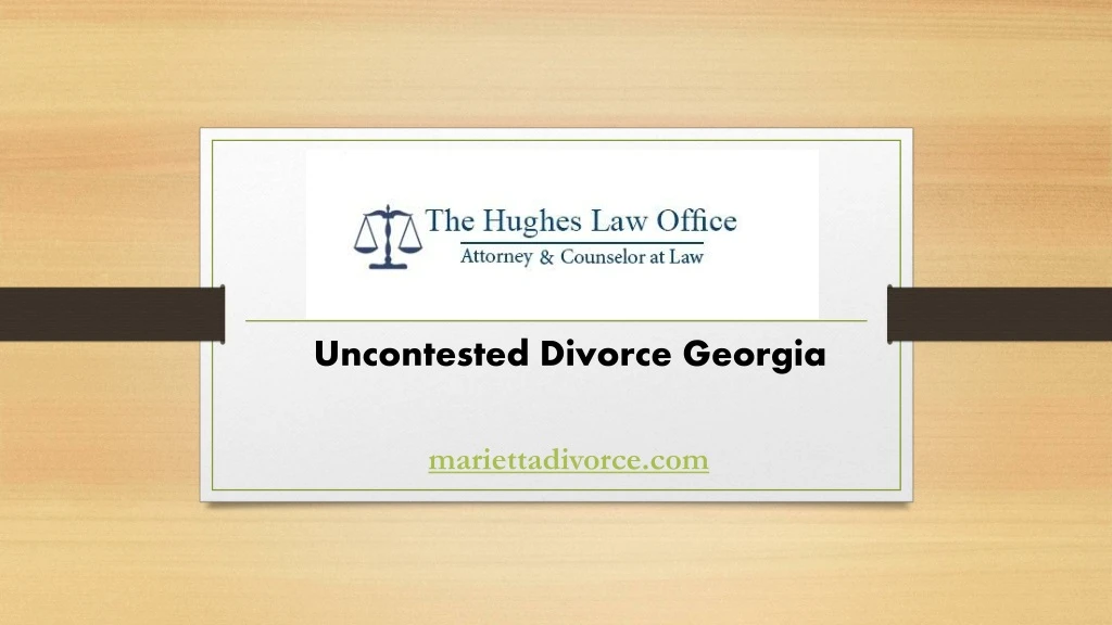 uncontested divorce georgia