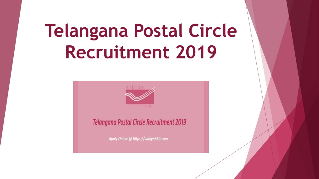 telangana postal circle recruitment 2019