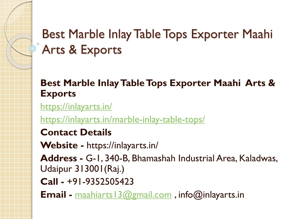 best marble inlay table tops exporter maahi arts exports