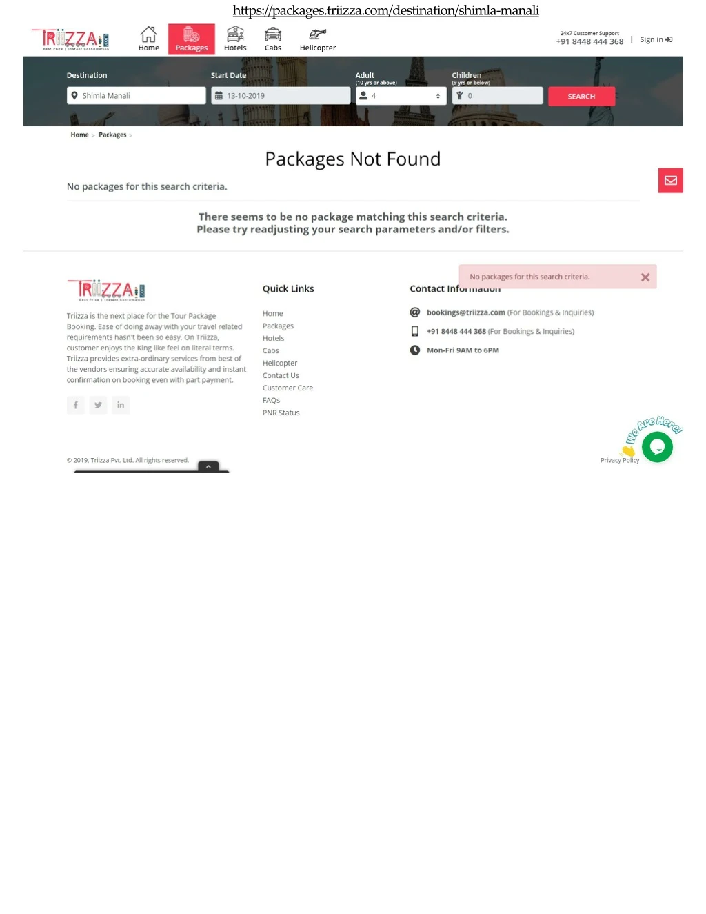 https packages triizza com destination shimla