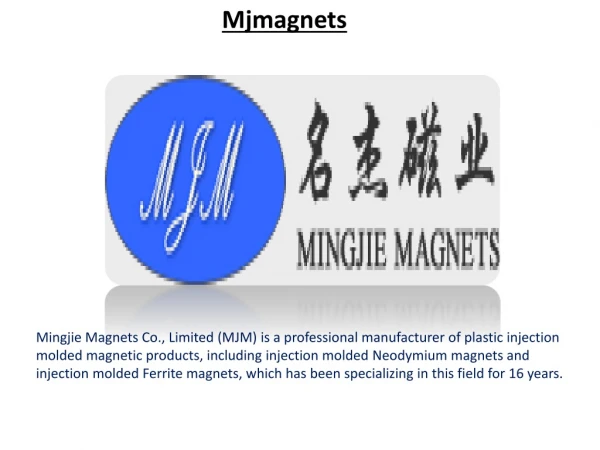 Injection molding magnets in China- www.mjmagnets.com