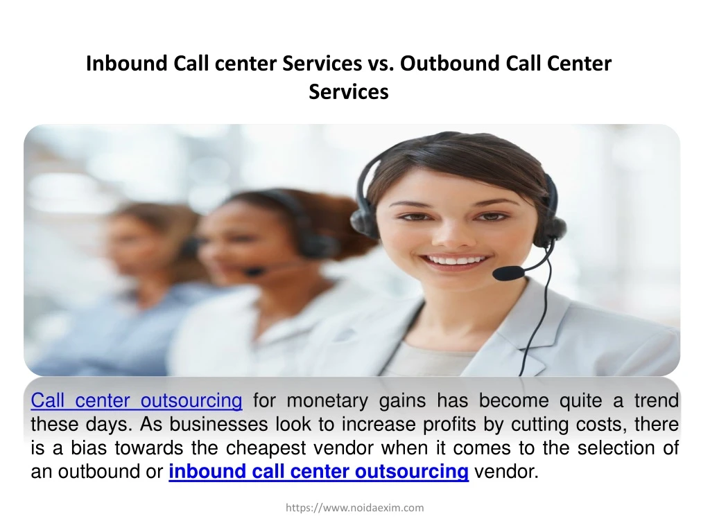 inbound call center services vs outbound call center services