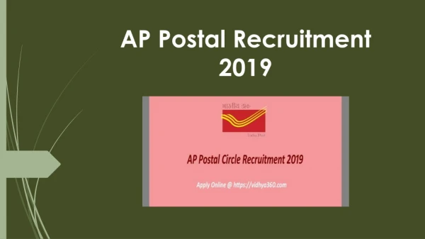 AP Postal Recruitment 2019 Apply For AP Post Office 2707 GDS Jobs
