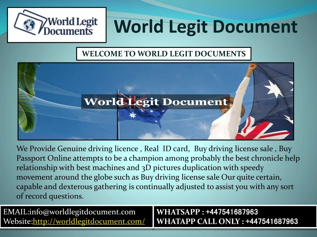world legit document