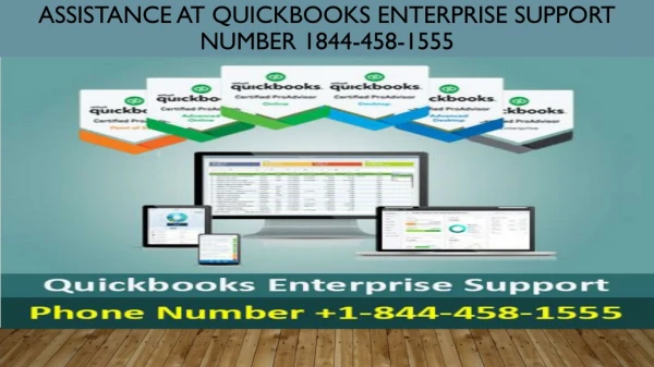 Software Support for QuickBooks Enterprise Phone Number 1-844-458-1555 USA
