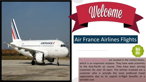 Air-France Airlines Flights to the best travel moments