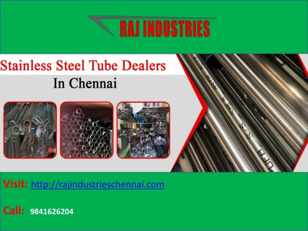 Stainless Steel Pipe Dealers In Chennai