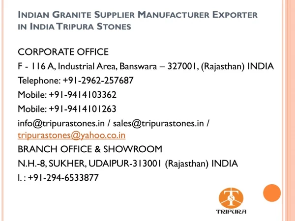 Indian Granite Supplier Manufacturer Exporter in India Tripura Stones