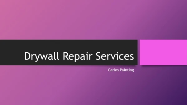 Install Drywall Services Los Gatos CA