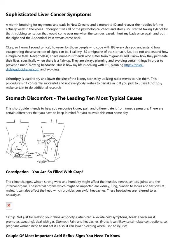 Stomach Discomfort Treatments - Most Effective Natural Stomachache Treatment