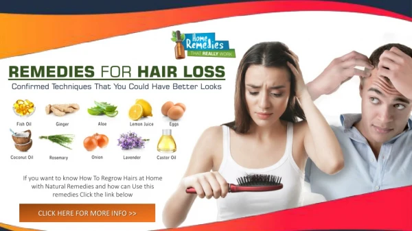Natural Effective Remedies For Hair Loss