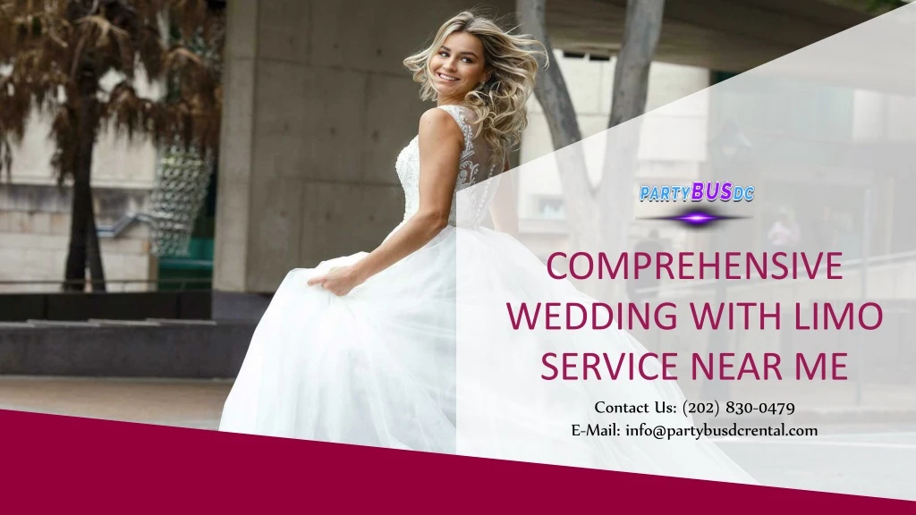 comprehensive wedding with limo service near