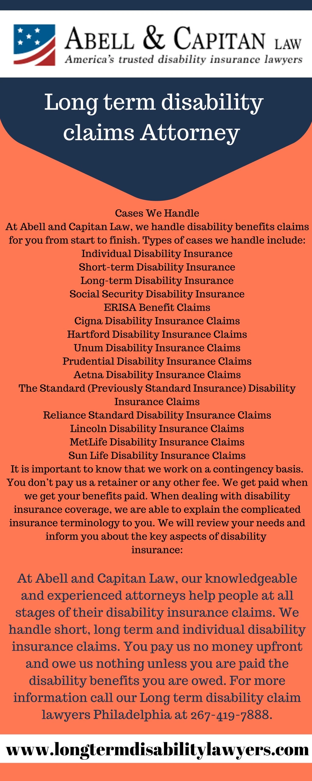 long term disability claims attorney