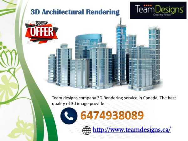 3D Architectural service in Canada