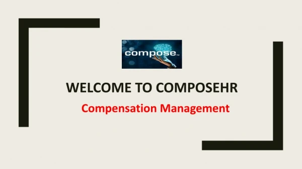Compensation Management - ComposeHR