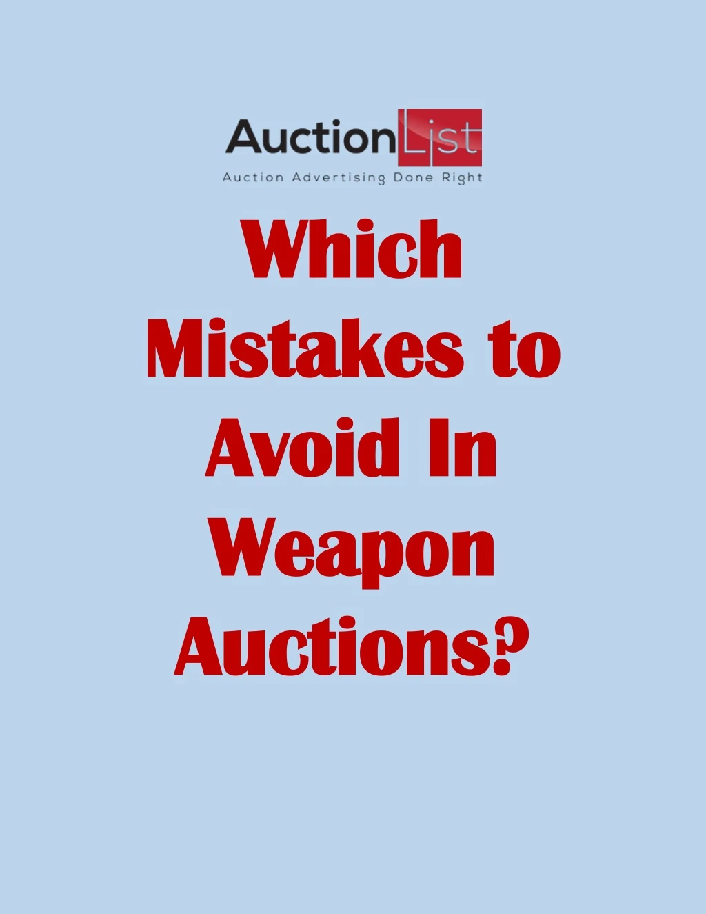 which which mistakes to mistakes to avoid