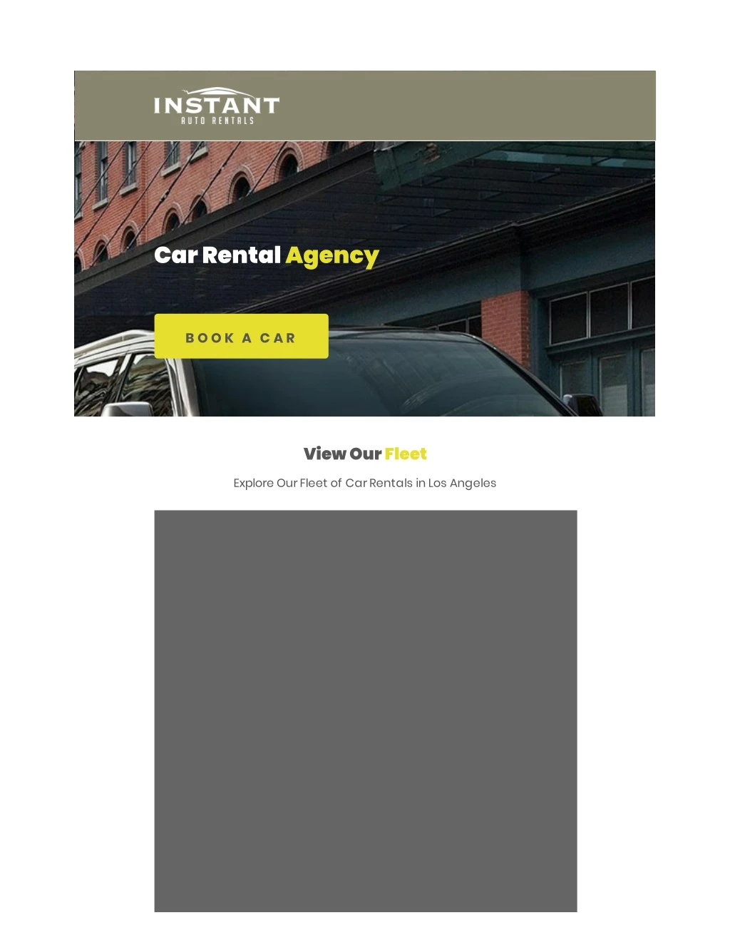 car rental agency