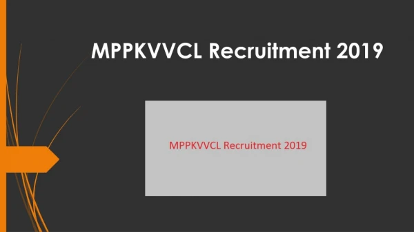 MPPKVVCL Recruitment 2019 Apply For MPEZ 182 Trade Apprentice Jobs