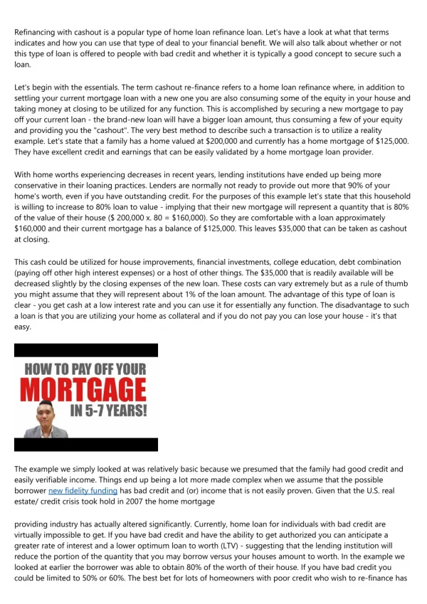 Mortgage Refinance: Pros and Cons