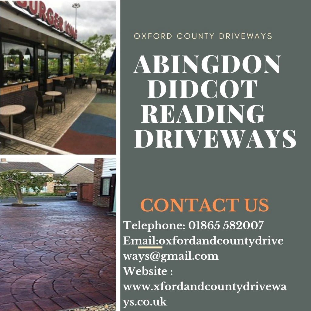 oxford county driveways abingdon didcot reading
