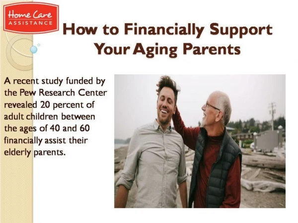 How to support your aging adulds