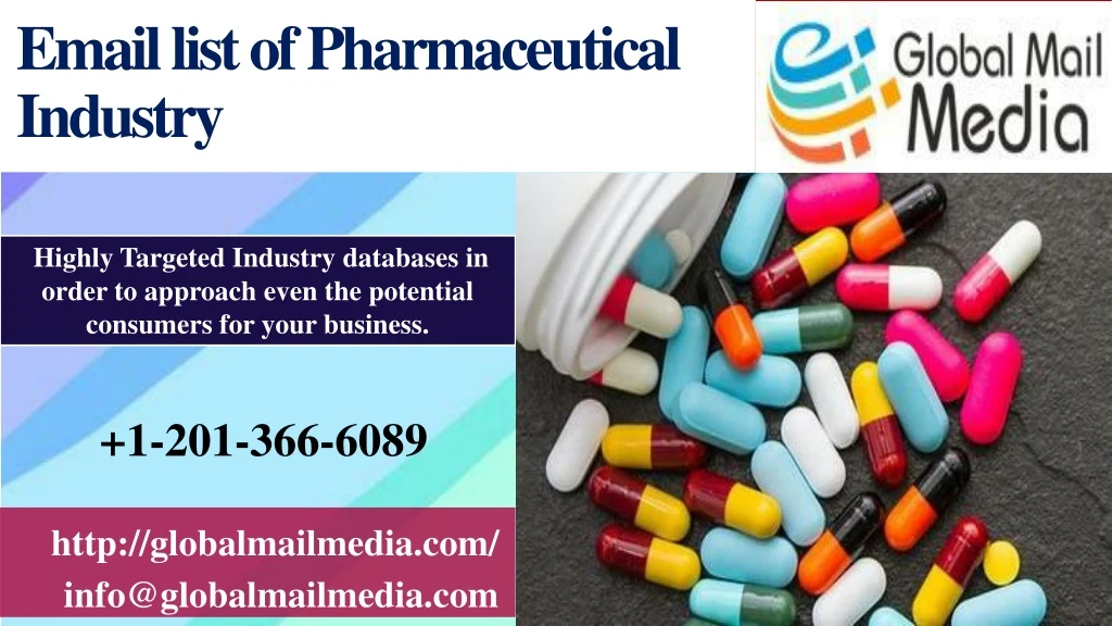 email list of pharmaceutical industry