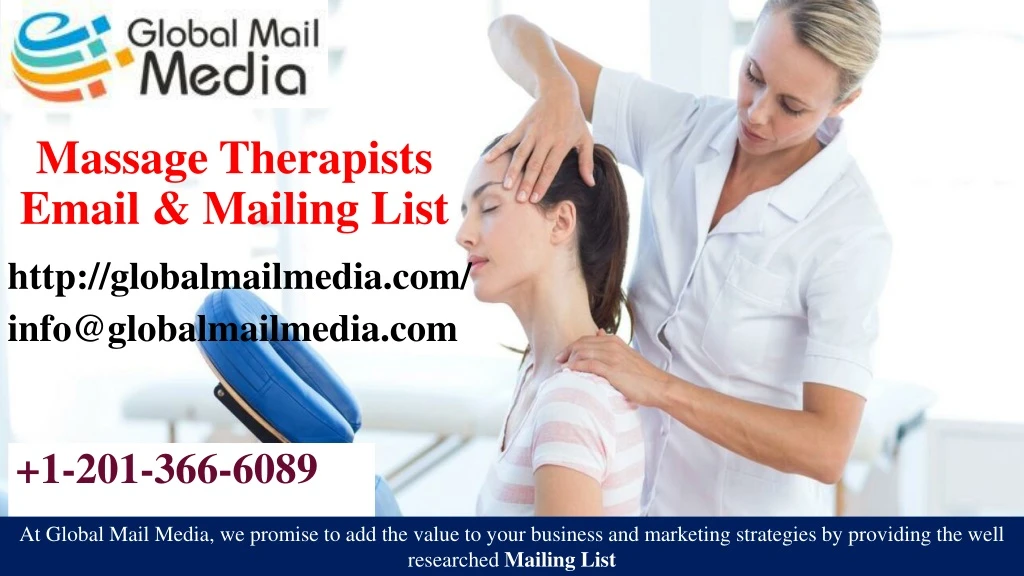 massage therapists email mailing list