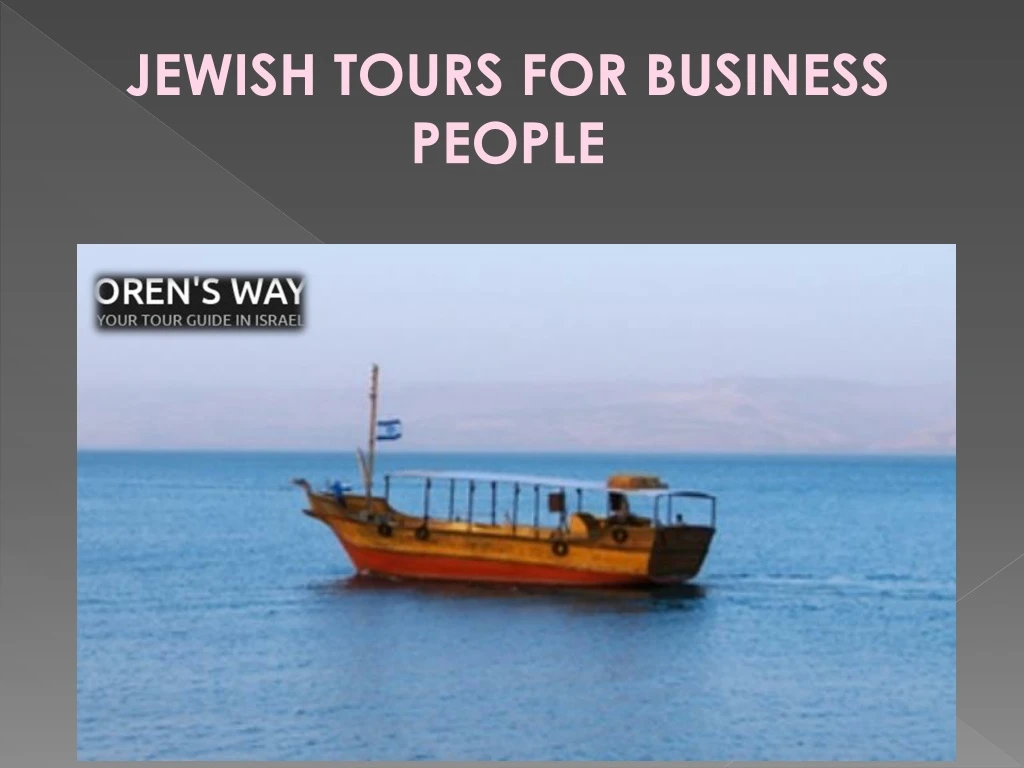 jewish tours for business people