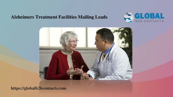 alzheimers treatment facilities mailing leads