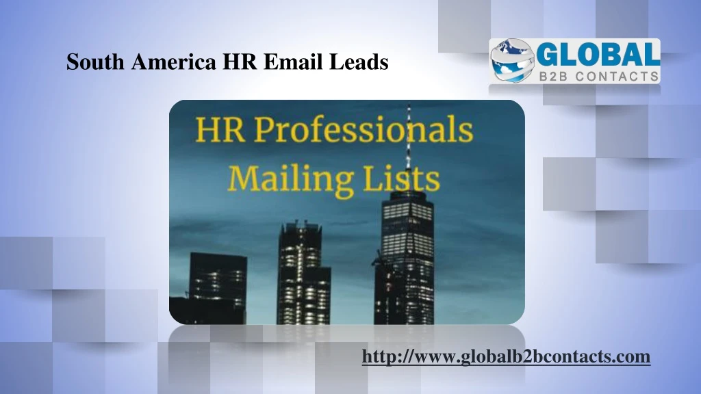 south america hr email leads