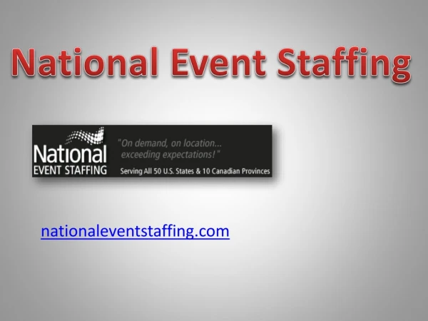 Event Staffing - National Event Staffing South