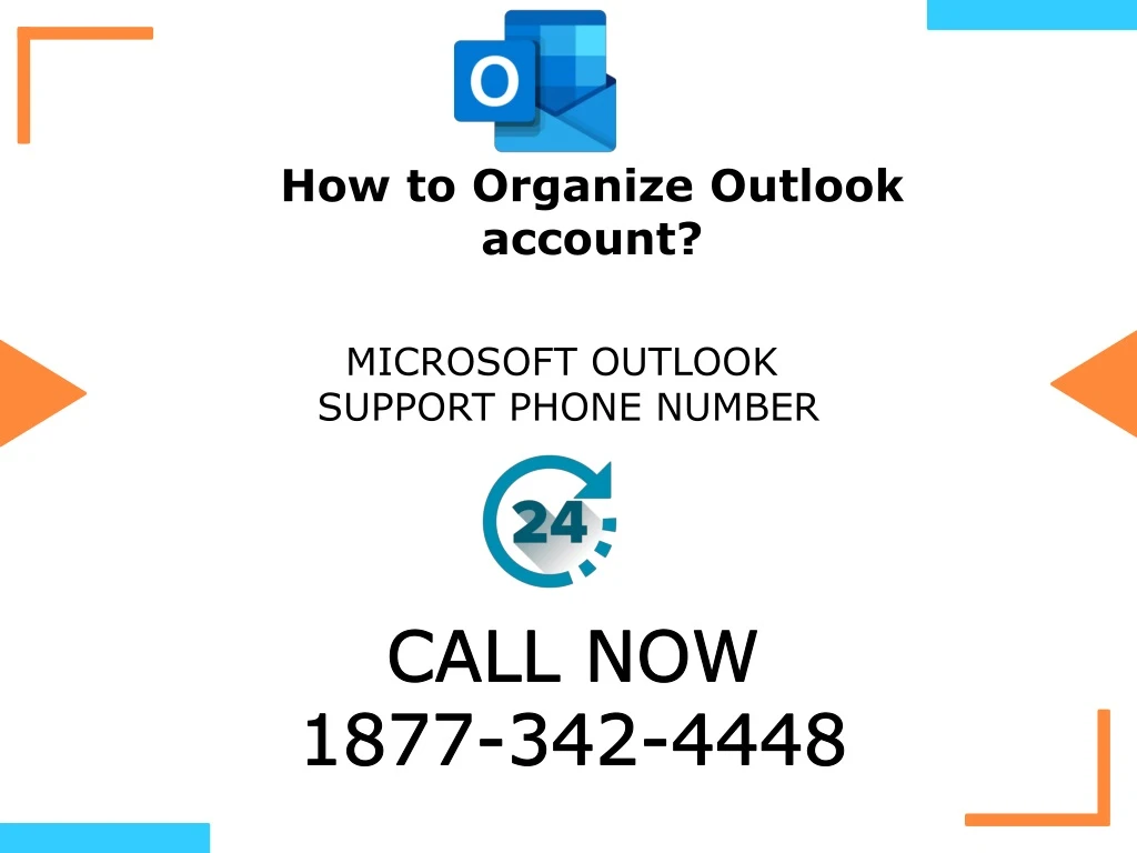 how to organize outlook account