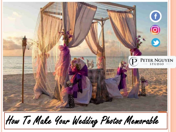 How To Make Your Wedding Photos Memorable