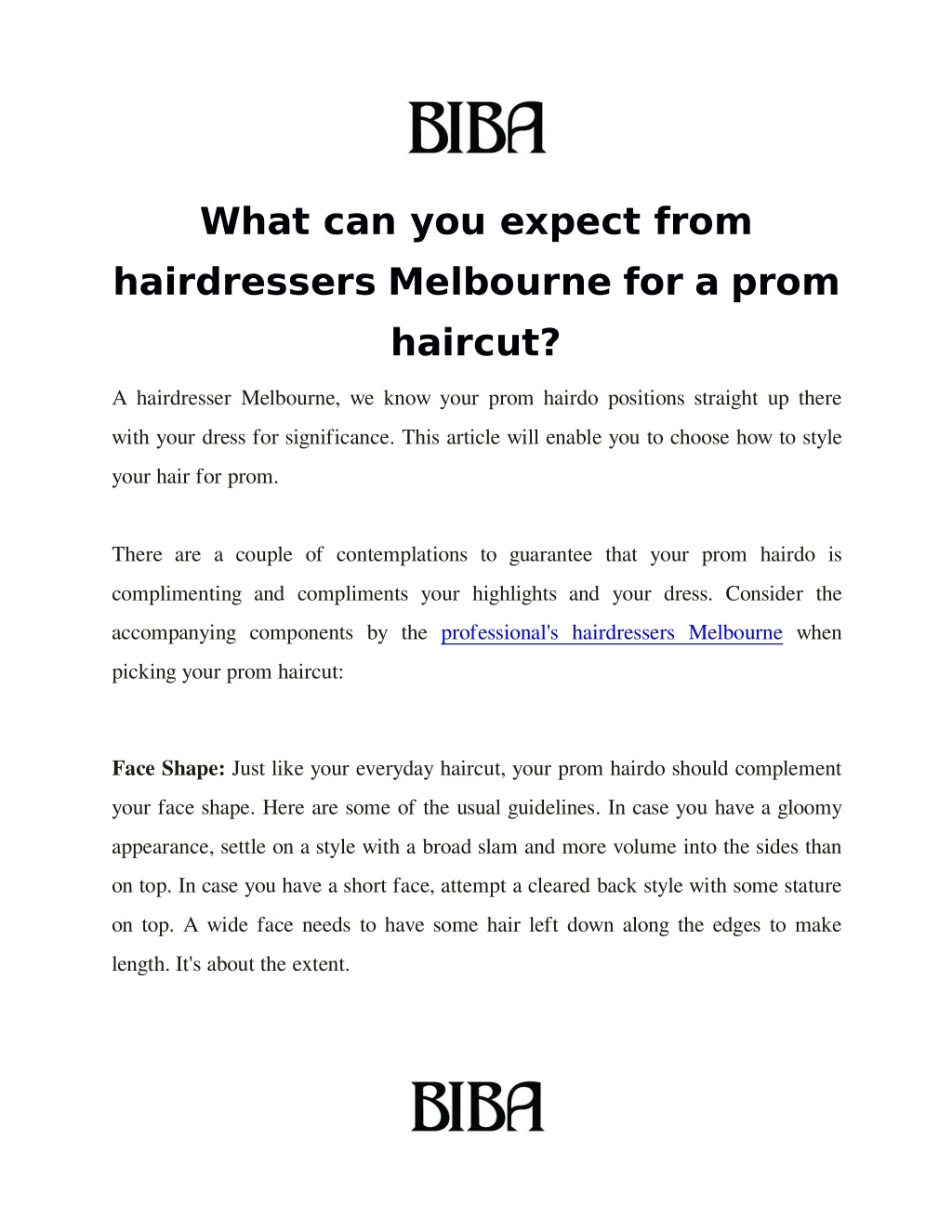 what can you expect from hairdressers melbourne