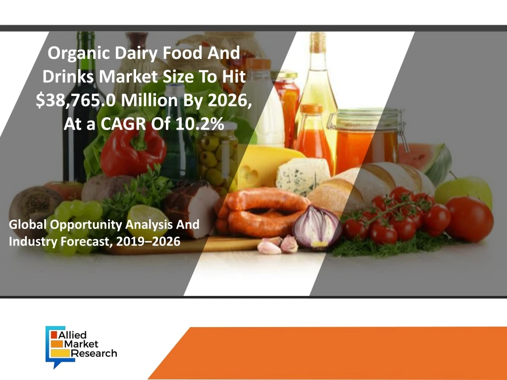 organic dairy food and drinks market size